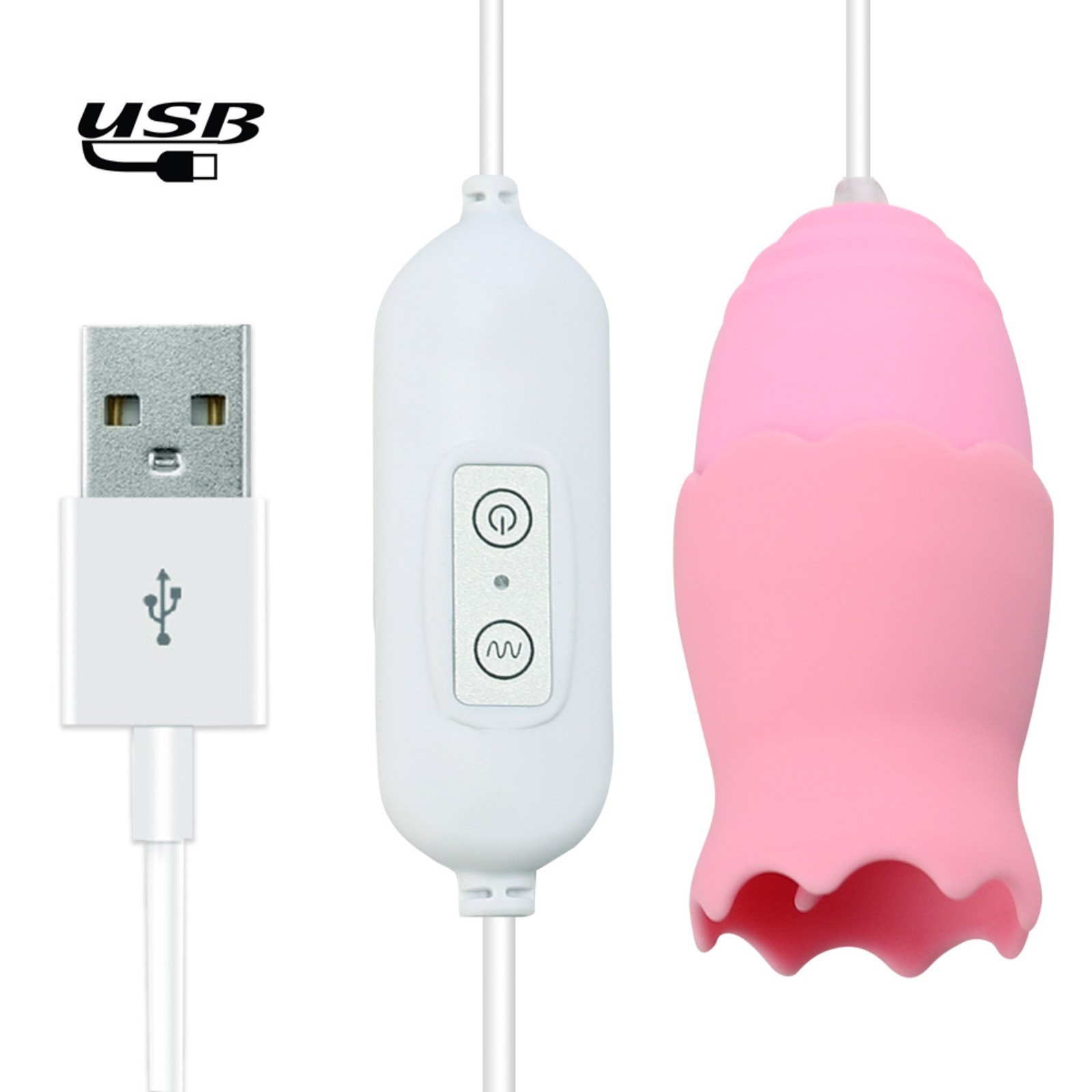 виброяйца с насадкой для сосков и клитора, 12 режимов, usb, силикон, розовый в Краснодаре
