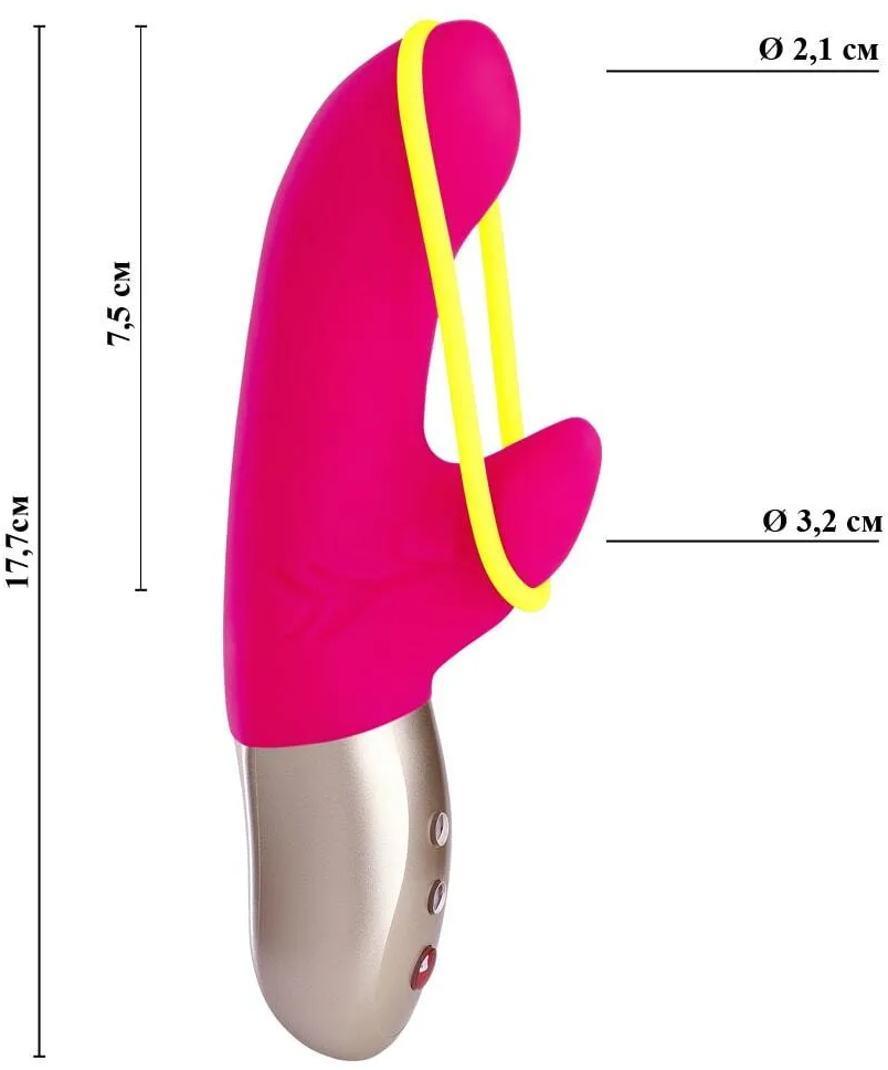 вибромассажер ff amorino, розовый. 1641836 в Краснодаре
