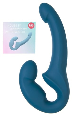 анатомический безремневой страпон ff share lite (бирюзовый)/25501 в Краснодаре