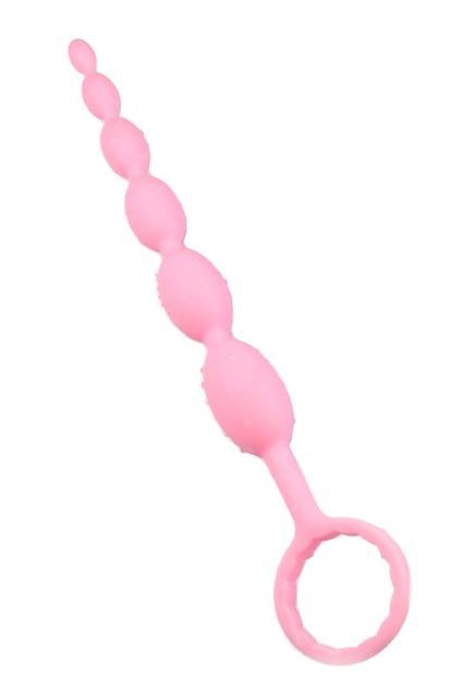 Анальная елочка Lovetoy X-Basic 10, розовая