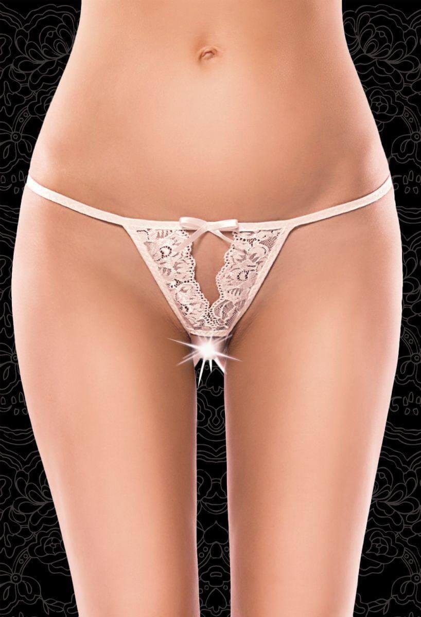 Эротическое стринги с доступом flirton 2679-1 белые в Краснодаре