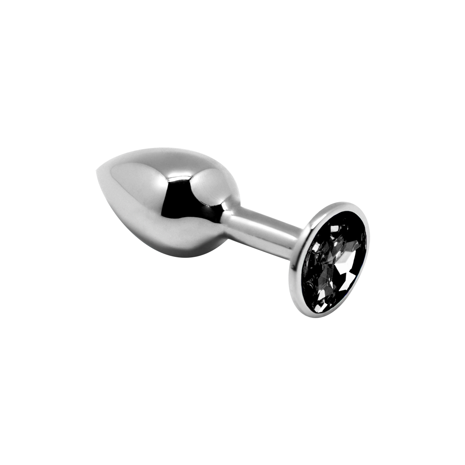 анальная пробка mini metal butt plug anal pleasure black s 70089al в Краснодаре