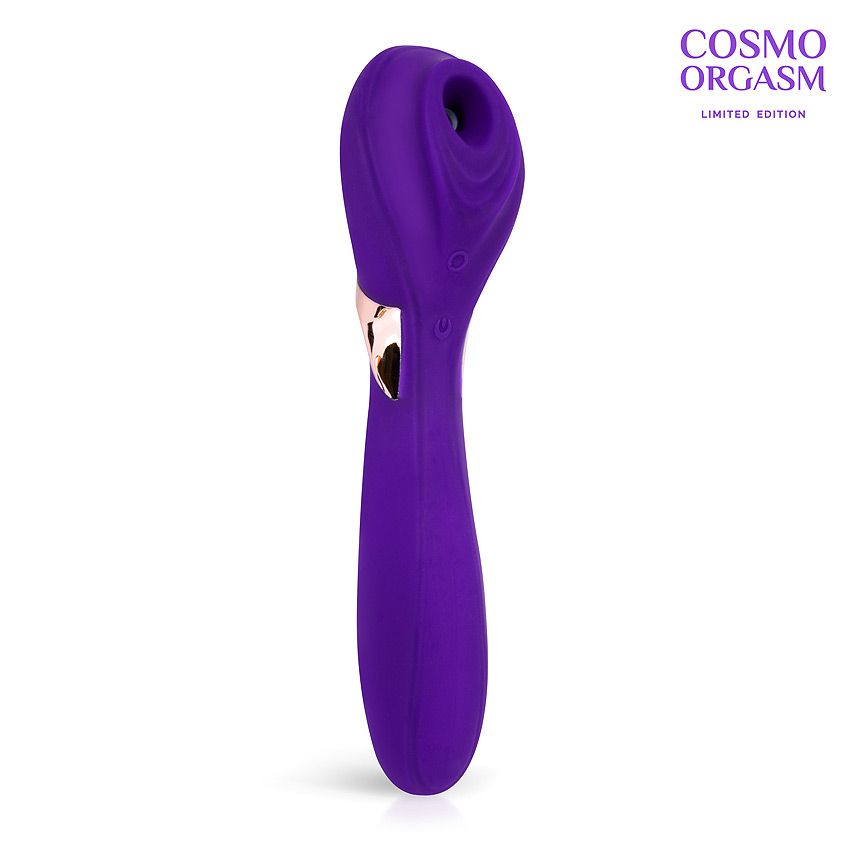 вакуумный стимулятор с вибрацией cosmo orgasm, фиолетовый в Краснодаре
