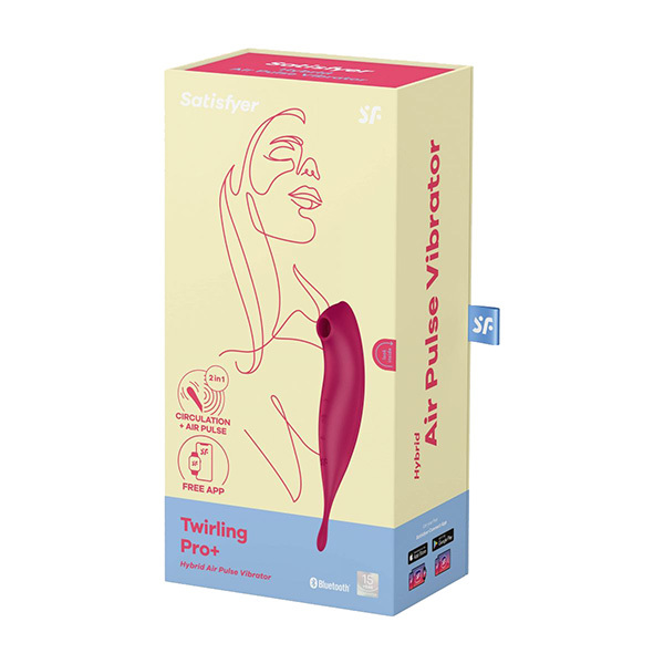 вакуумный массажер satisfyer twirling pro+ dark red 043906sa в Краснодаре