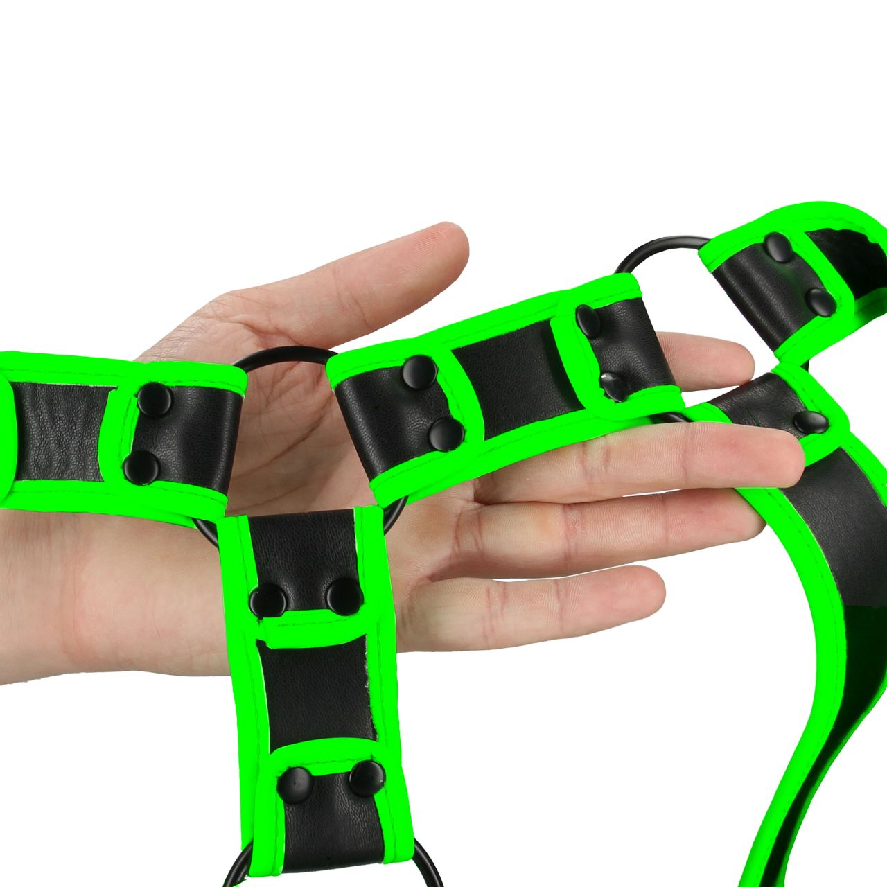 портупея body harness - glow in the dark (s/m) в Краснодаре