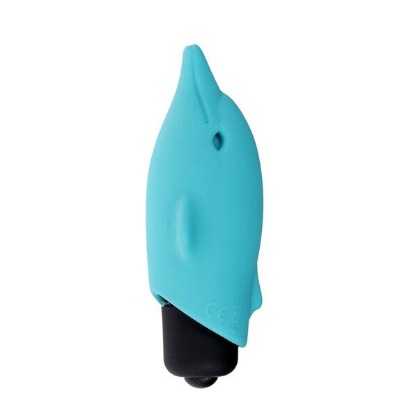 вибропуля adrien lastic flippy pocket vibe dolphin, голубая в Краснодаре
