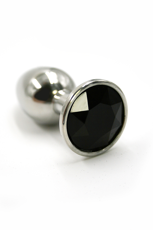 анальная пробка "medium" из аллюминия black в Краснодаре
