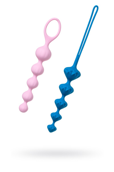 набор из 2 цепочек satisfyer beads colored 000862sa в Краснодаре