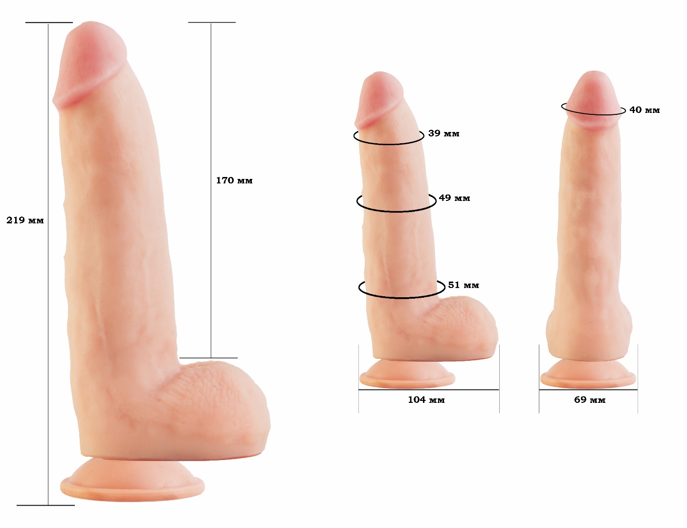 фаллоимитатор human form 613607ru в Краснодаре