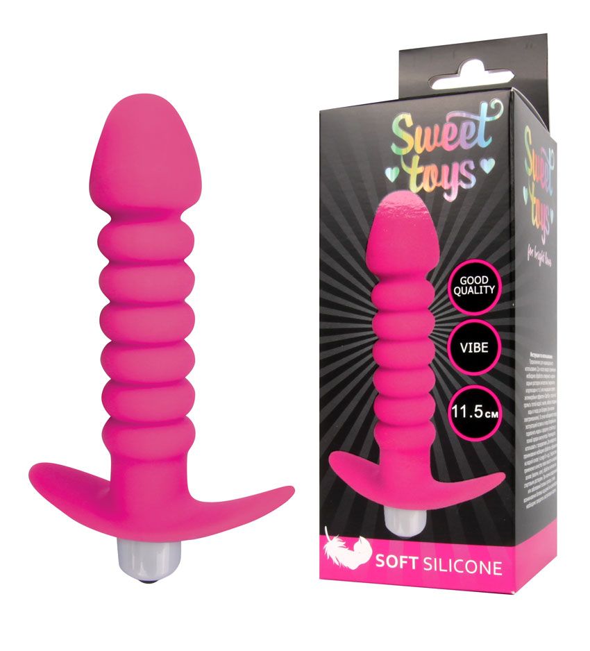 втулка анальная sweet toys, розовая в Краснодаре