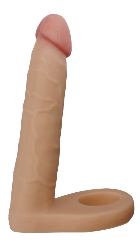 Насадка Lovetoy The Ultra Soft Double 6.25, телесная