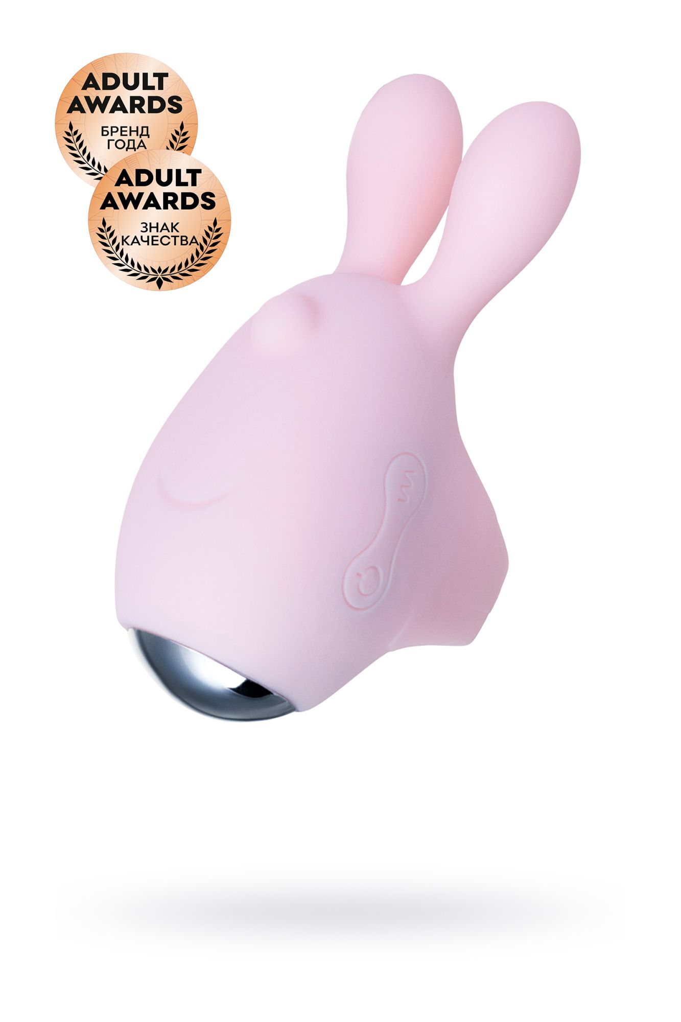 Вибронасадка на палец JOS DUTTY, силикон, розовый