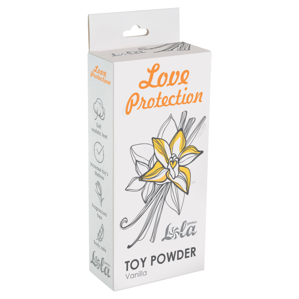 пудра для игрушек ароматизированная love protection ваниль 30гр 1824-01lola в Краснодаре