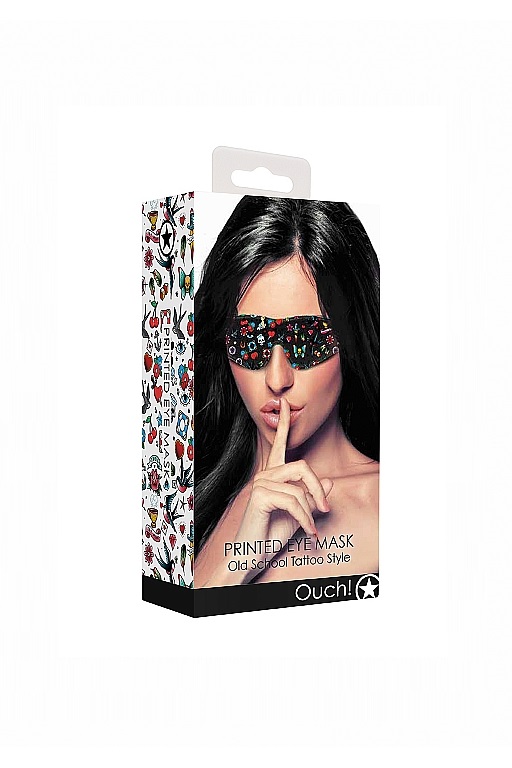 маска printed eye mask old school tattoo style в Краснодаре