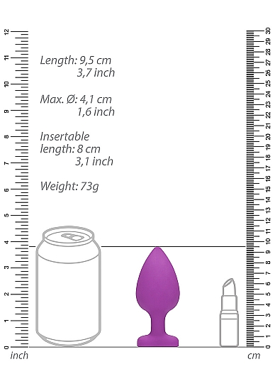 анальная пробка extra large diamond heart butt plug в Краснодаре