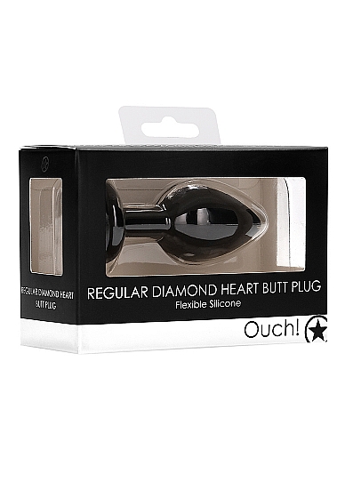Анальная пробка Diamond Heart Butt Plug