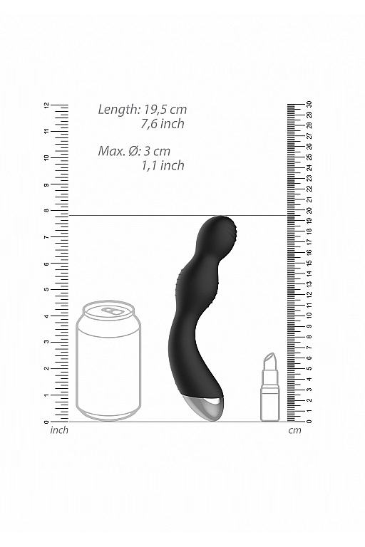 вибромассажер для точки g с электростимуляцией и пультом управления e-stim g/p-spot vibrator в Краснодаре