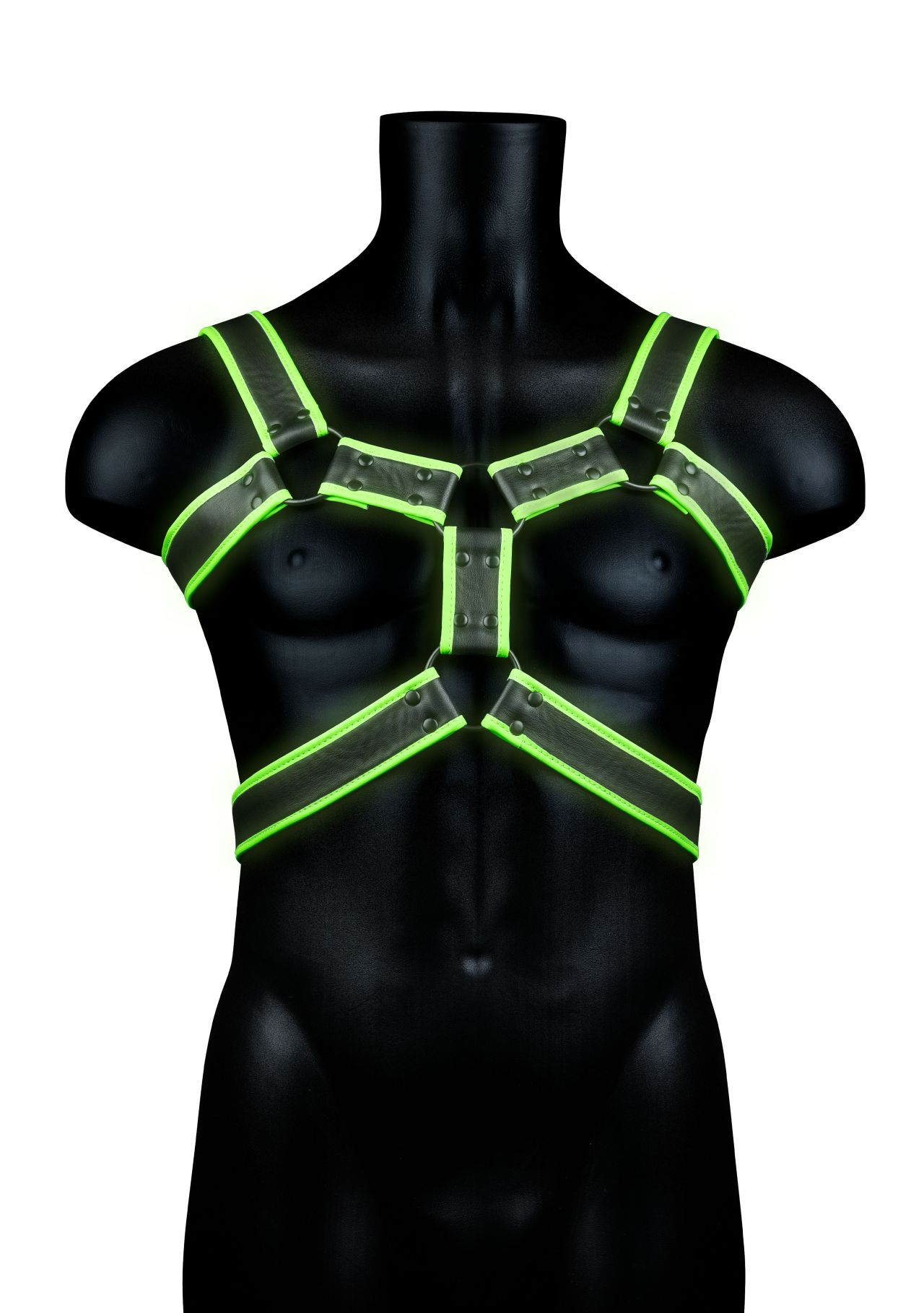 портупея body harness - glow in the dark (s/m) в Краснодаре