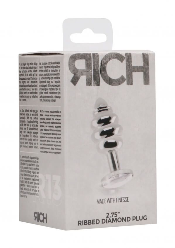 металлическая пробка shots media, , диаметр 2.9 см, ребристая, серебрянная в Краснодаре