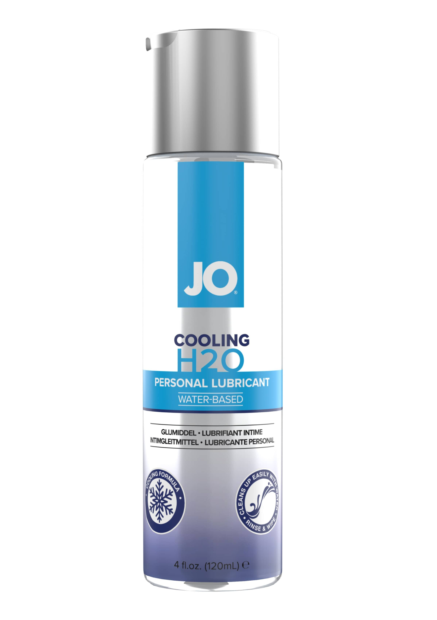 Классический охлаждающий гель на водной основе / JO H2O Cooling 4 oz - 120мл.