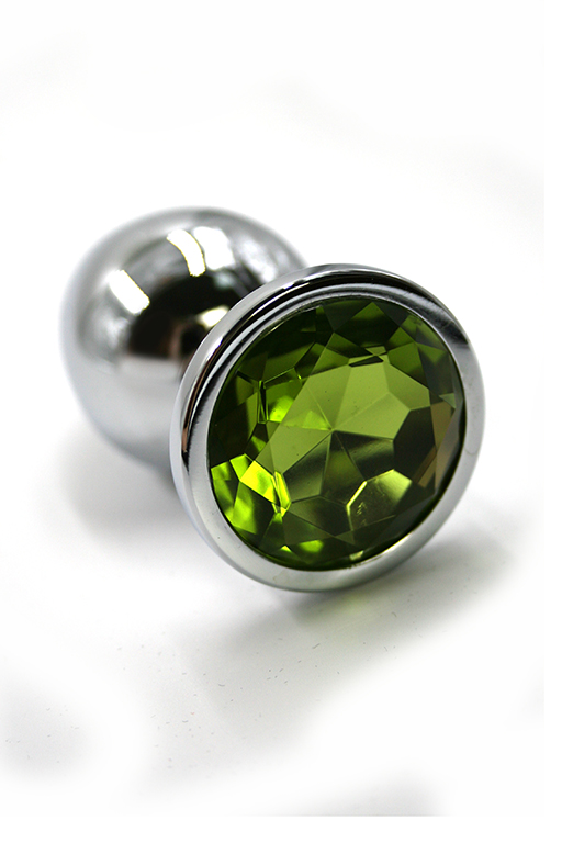 анальная пробка "small"из аллюминия light green в Краснодаре
