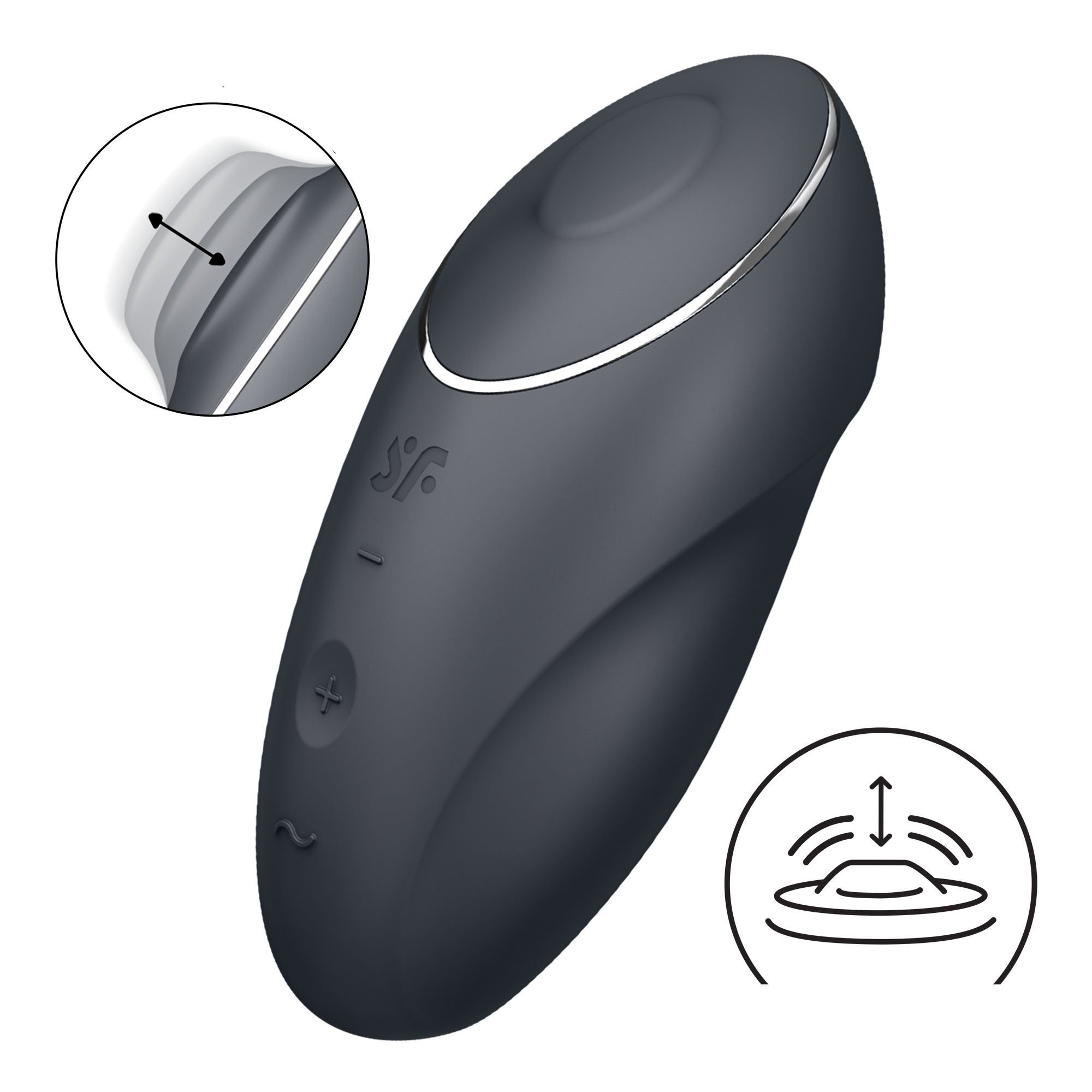 пульсирующий массажер satisfyer tap&climax 1 black 046013sa в Краснодаре