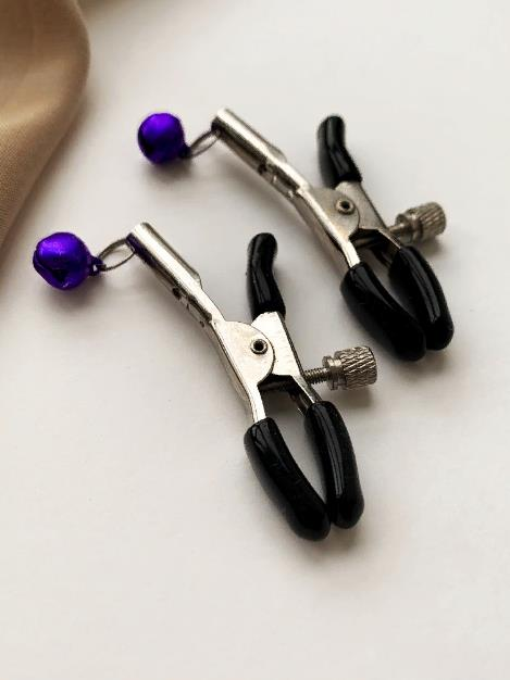 зажимы для сосков регулируемые с пурпурными шариками в Краснодаре