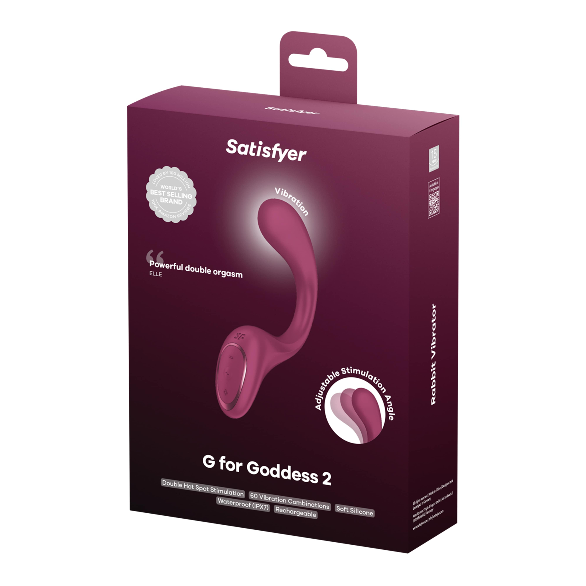 Вибратор Satisfyer G for Goddess 2 burgundy