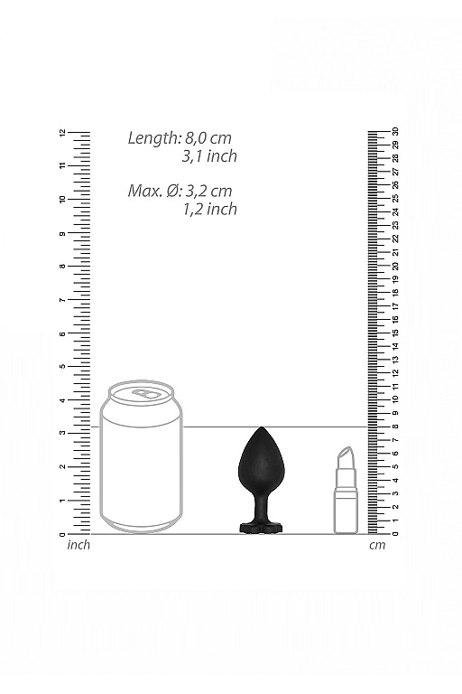 анальная пробка с кристаллом diamond butt plug в Краснодаре