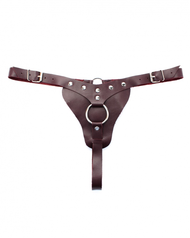 трусики с кольцом для страпона lady's arsenal бордо 67016ars в Краснодаре