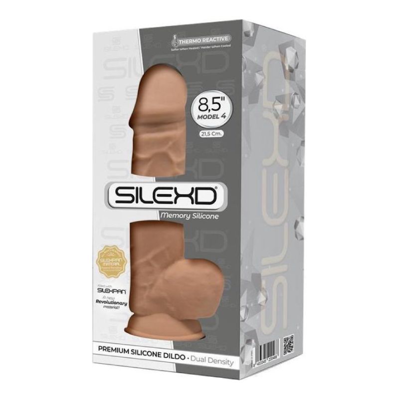 фаллоимитатор silexd model 4 , 21,5 см, телесный в Краснодаре