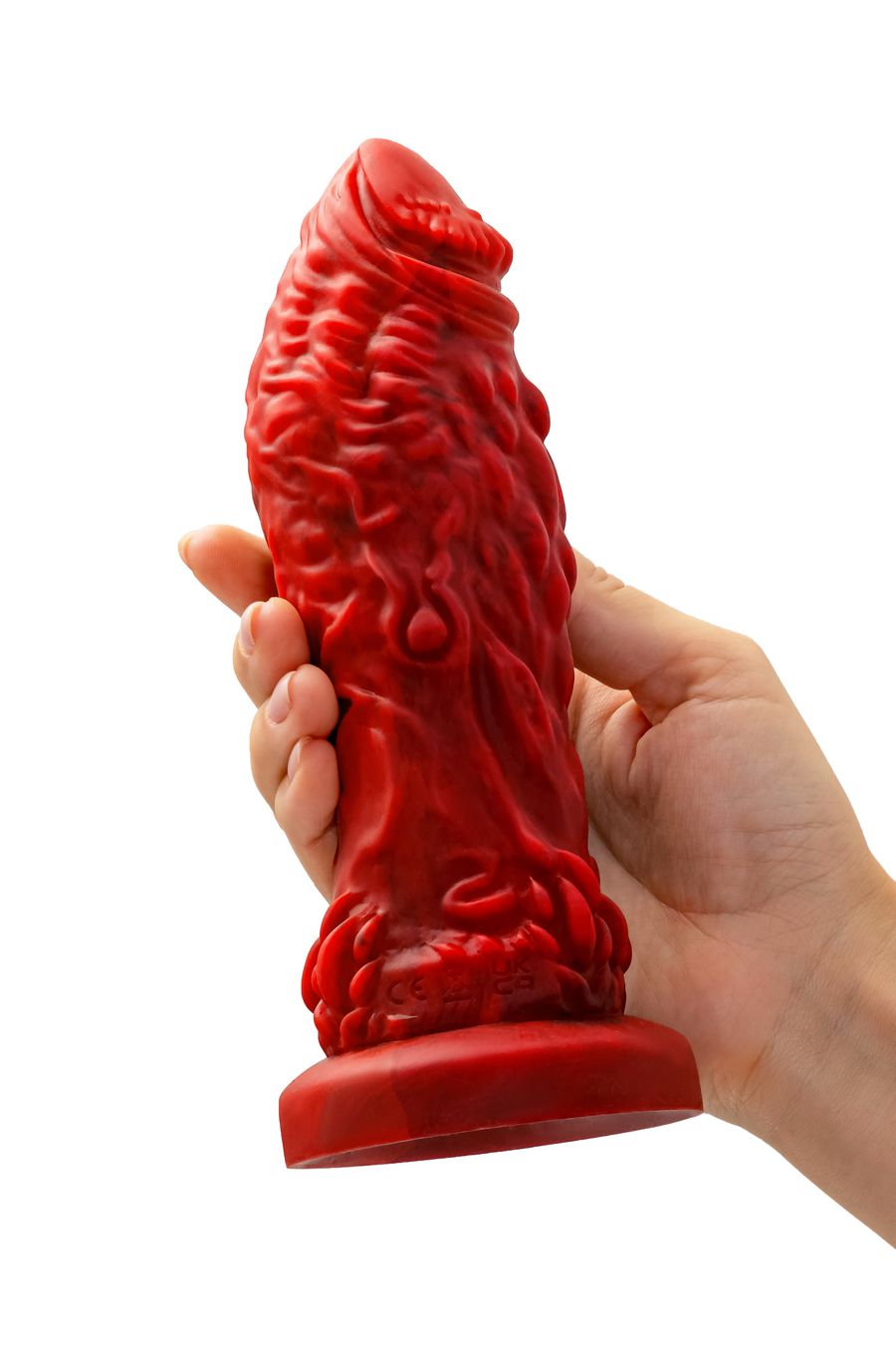 вибратор black&red by toyfa monster docus, силикон, красно-черный, 20 см в Краснодаре