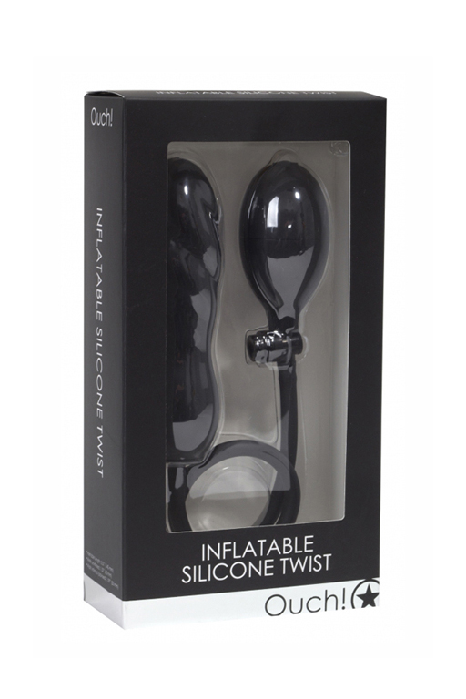 фаллоимитатор с грушей inflatable silicone twist в Краснодаре