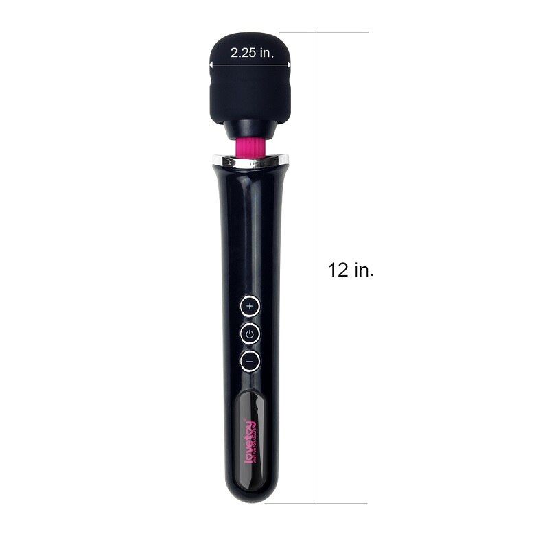 массажер lovetoy training master ultra powerful rechargeable body wand, черный в Краснодаре