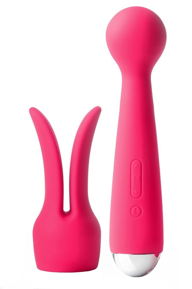 Универсальный массажер с насадкой Svakom Emma, розовый