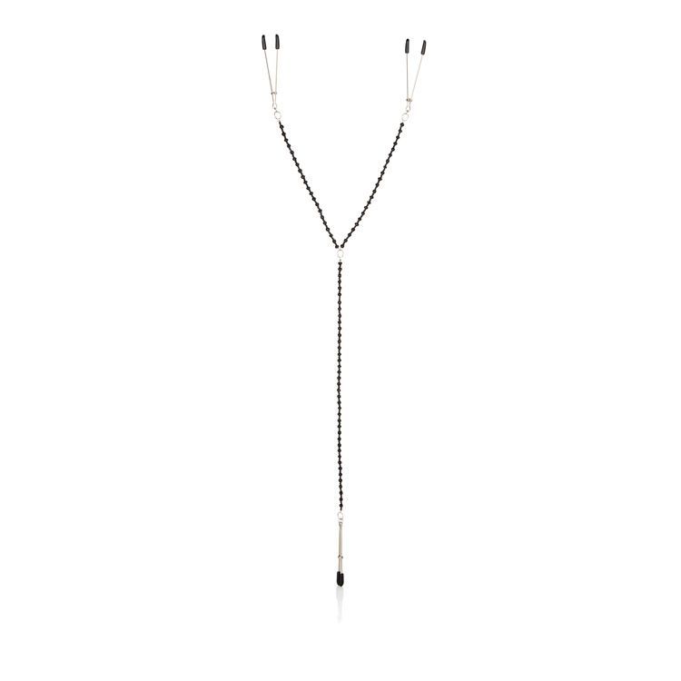 Зажимы для сосков California Exotic Tweezer Intimate Clamps, черные