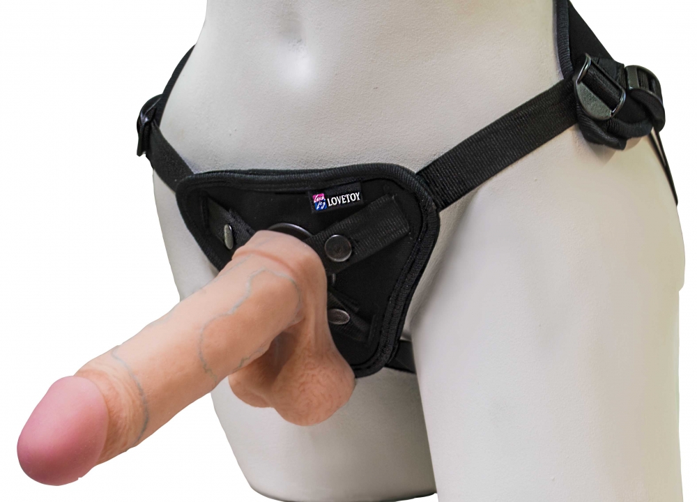 страпон с двумя насадками uni strap 8 black belt champion 531503ru в Краснодаре