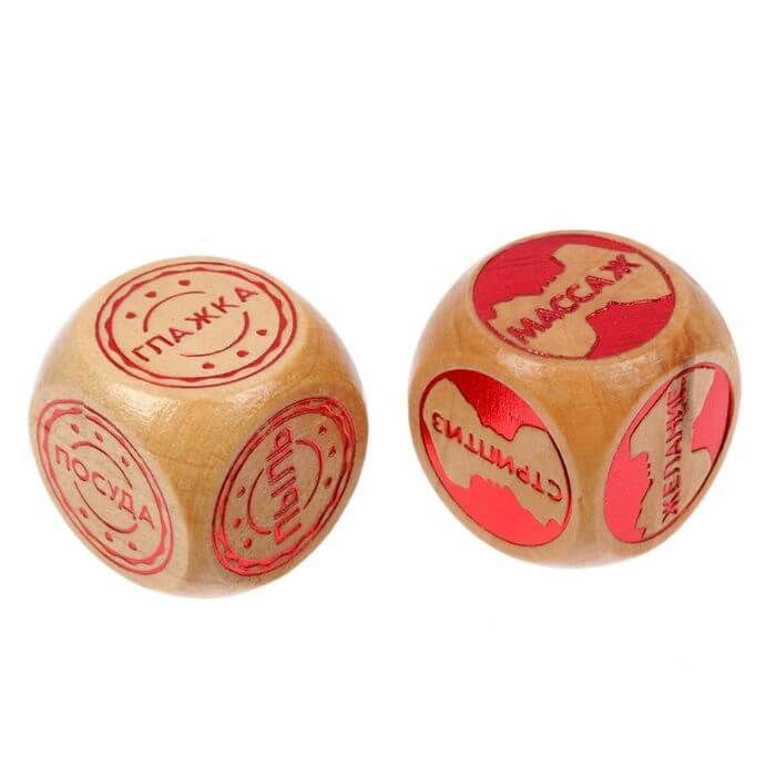 кубики любовные "шаловливые дела", 2 шт в Краснодаре