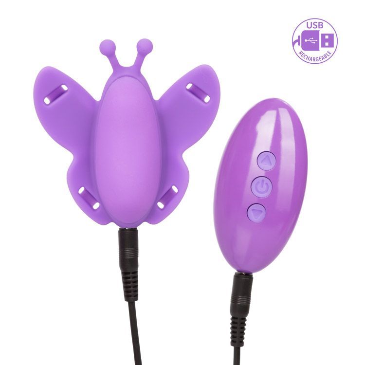 вибробабочка california exotic novelties remote venus butterfly, фиолетовая в Краснодаре