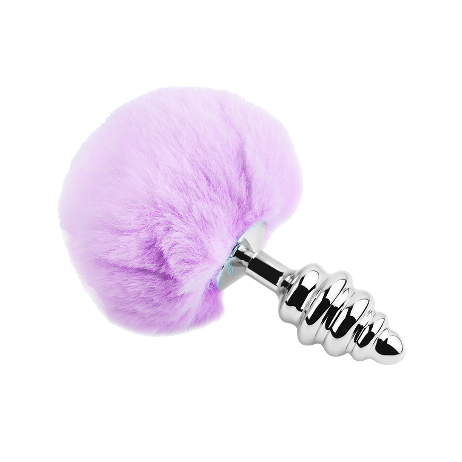анальная пробка metal anal fluffly twist plug l purple 70398al в Краснодаре