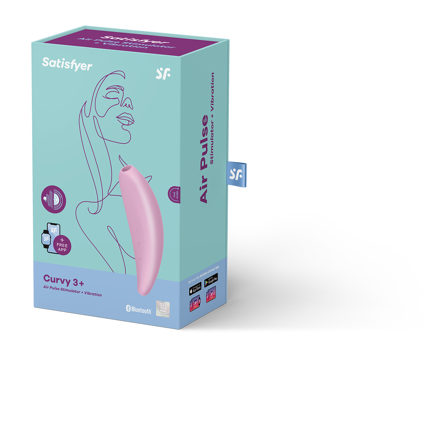 вакуумный массажер с вибрацией satisfyer curvy 3 plus 001890sa в Краснодаре