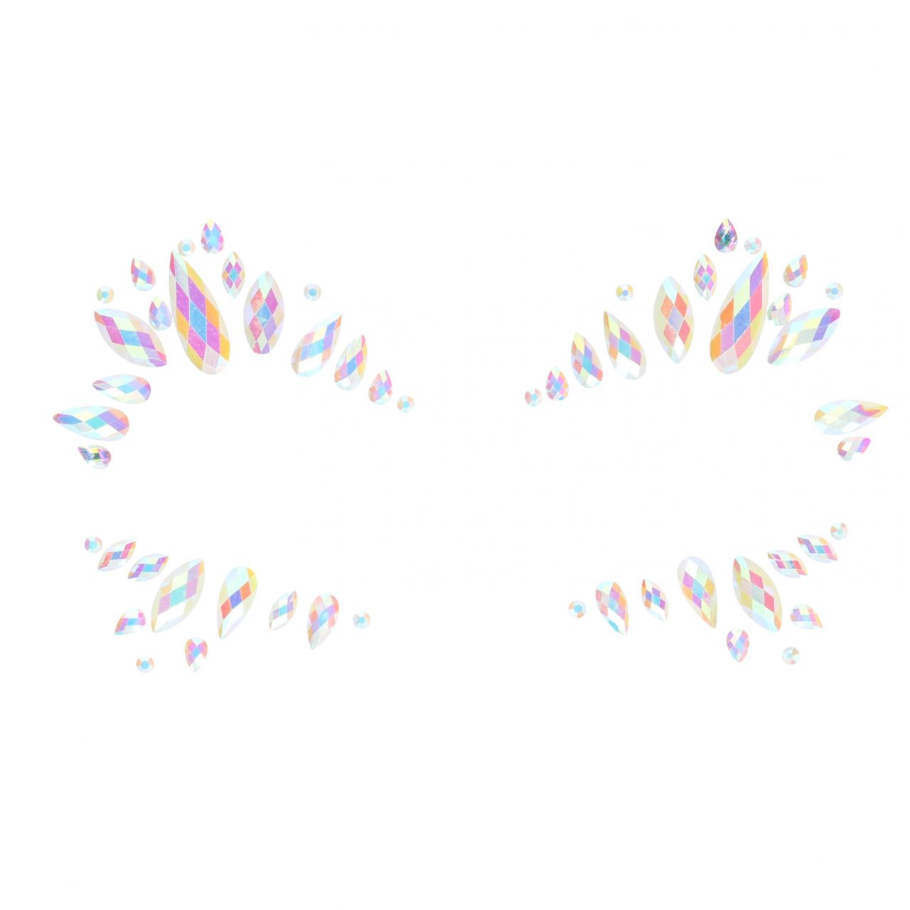 декоративное украшение (камни) на клеевой основе body jewelry stickers - face - glow in the dark - o в Краснодаре