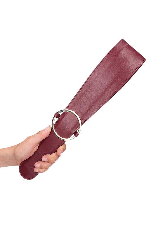 шлепалка  ouch ouch! - belt flogger - burgundy в Краснодаре