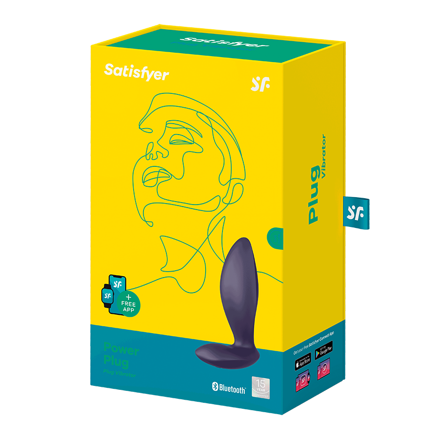 Анальная Пробка с Вибрацией Power Plug violet 003306SA