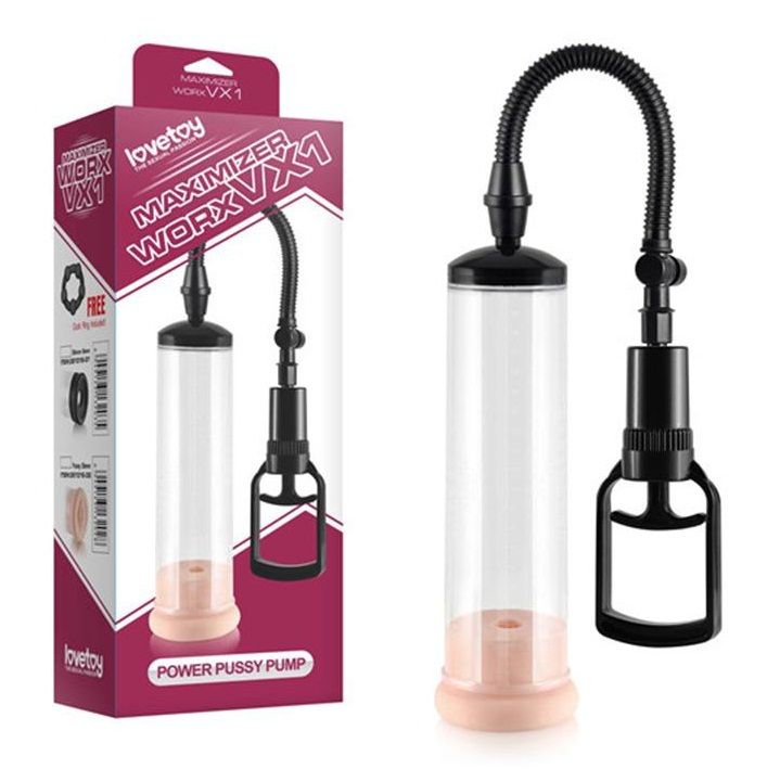 вакуумная помпа lovetoy maximizer worx vx1 pussy, прозрачная в Краснодаре