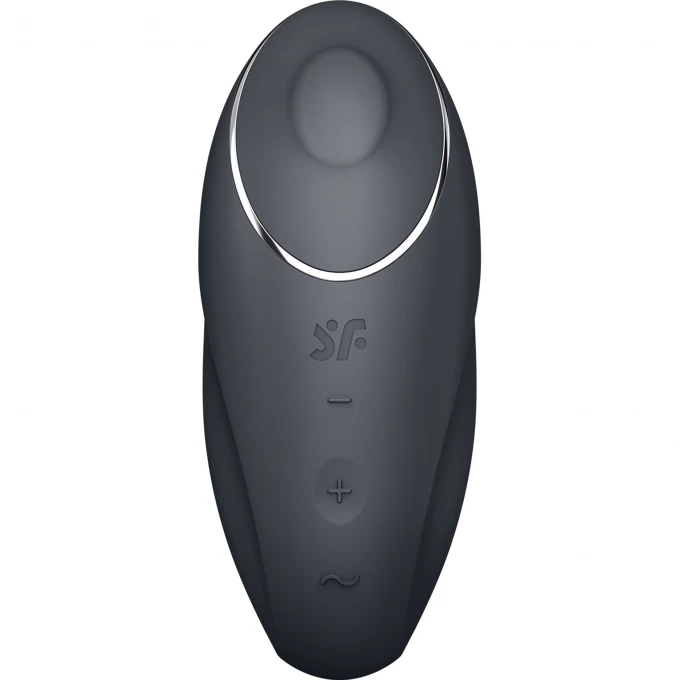 вибромассажер satisfyer tap & climax 1, силикон, серый, 11 см в Краснодаре