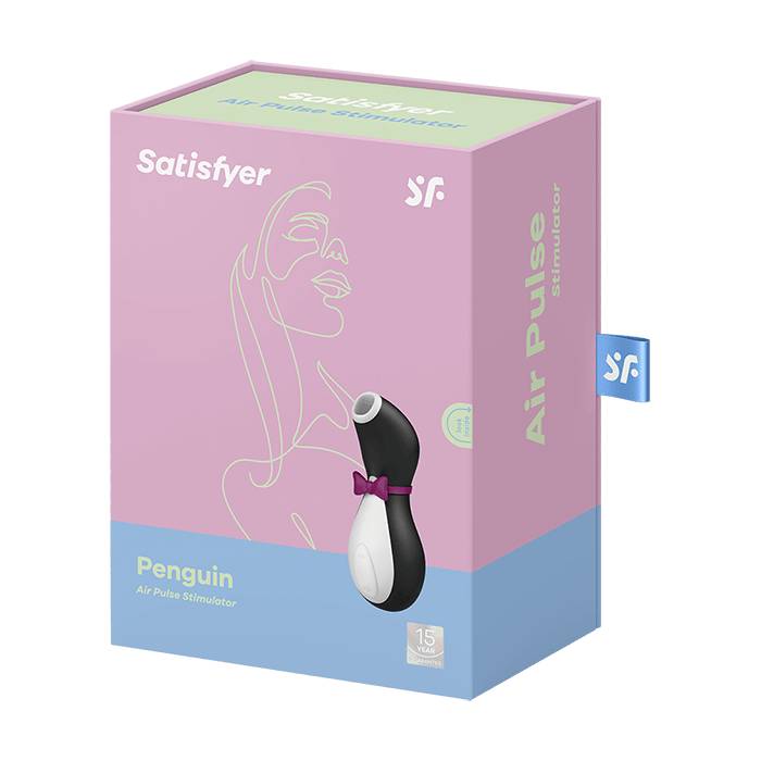 клиторальный стимулятор satisfyer pro penguin, чёрный/белый в Краснодаре