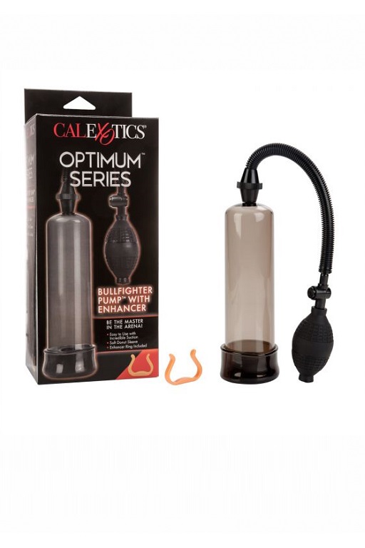 Ручная вакуумная помпа для мужчин с насосом в виде груши Bullfighter Pump with Ehnancer