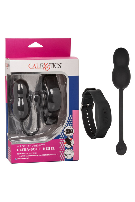 Ультра-мягкие вагинальные виброшарики с управлением при помощи браслета Ultra-Soft Kegel System