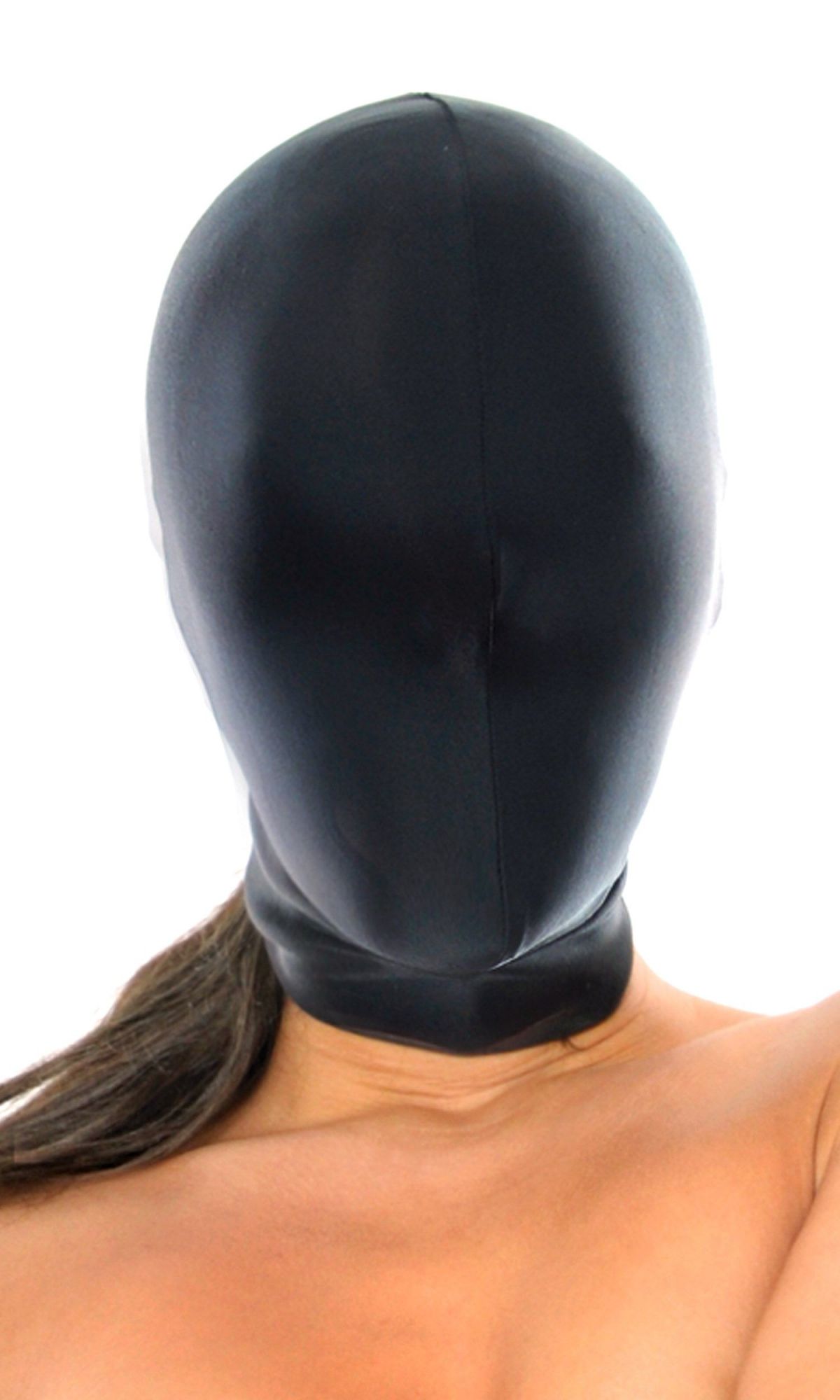 Маска Pipedream Spandex Full Face Hood, черная, one size